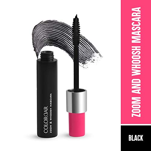 Colorbar Zoom and Whoosh mascara, Black Sin, 9 ml | Smudgeproof | Easy to use | Conditioning - Image 2