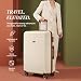 LUGG 28 Inch Jetset Suitcase Hard Shell Case 4 Wheel Travel bag Lightweight ABS Material with TSA Lock Approved for Travel with easyJet, British Airways, RyanAir, Virgin Atlantic, Emirates(75x49x29cm)