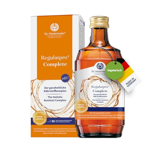 Regulatpro Complete: Flüssiges Nahrungsergänzungsmittel mit allen 13 Vitaminen, 10 Mineralstoffen, 6 Superfoods, 41 Kräutern, 350 ml