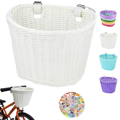 Basket For Boys & Girls, For Balance Bikes And Scooters (white)