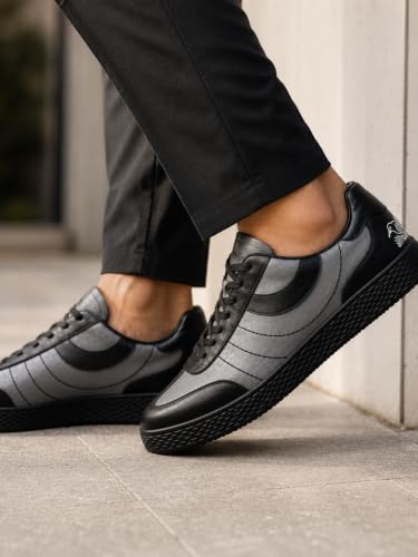 Image of By Sachin Tendulkar Unisex Nox Legacy Leather Sneakers | All Day Comfort