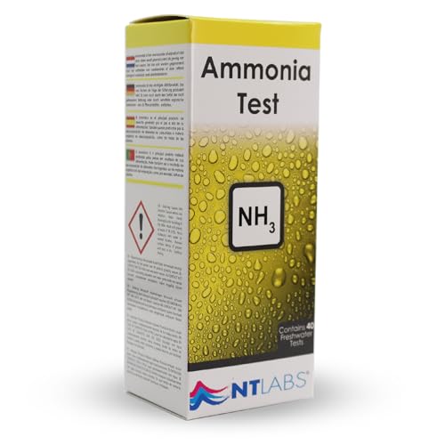 ICA NT001 NTLABS Test de Amoníaco para Acuarios de Agua Dulce, Fácil de Usar, 40 Tests