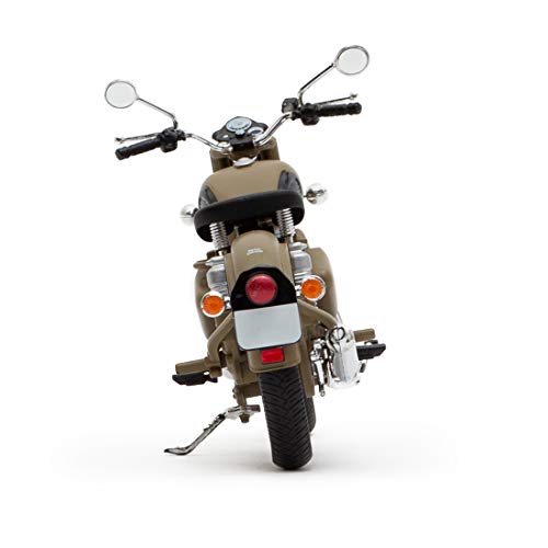 Image of Royal Enfield Plastic Mini 3D Scale Model /Miniature (Desert Storm), Brown