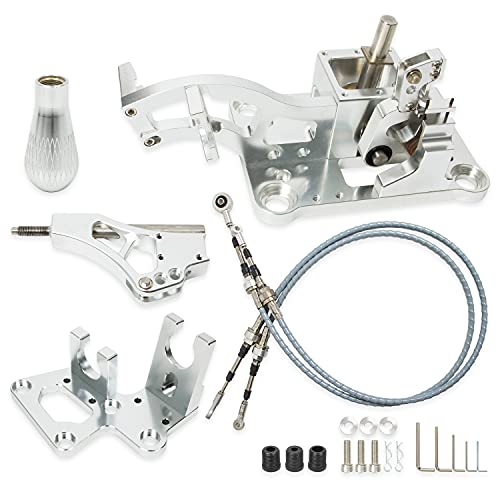 Wztepeng RSX Shifter Cables Assembly Shifter Cables Trans Bracket Compatible With Honda Acura RSX Type-S K-Swap Honda Civic Crx K20 K24 EG EK K-Series