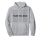 Photo Gallery maglietta da uomo con scritta thank you jesus felpa con cappuccio Photo Gallery maglietta da uomo con scritta thank you jesus felpa con cappuccio