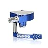 TARAZON Universal Billet CNC 7/8 ATV Throttle Lever Thumb Controller Thumb Throttle Assembly, for Yamaha, for Suzuki, for Polaris, for Can-Am, for Kawasaki, for Honda, for Arctic Cat, for KYMCO, Blue