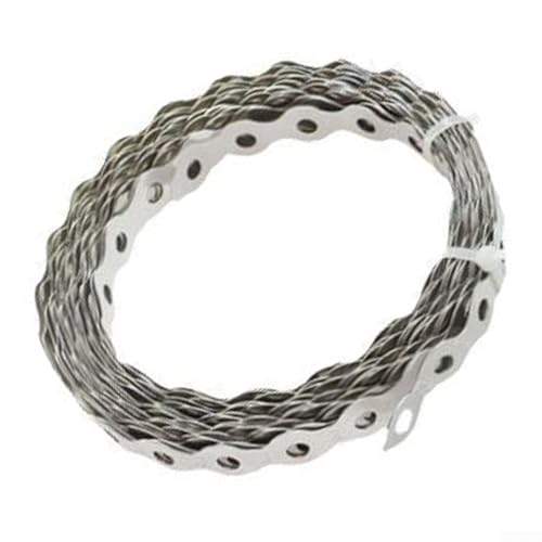 Correa de metal perforada de 30 pies y 60 lbs para sujetar cables 7