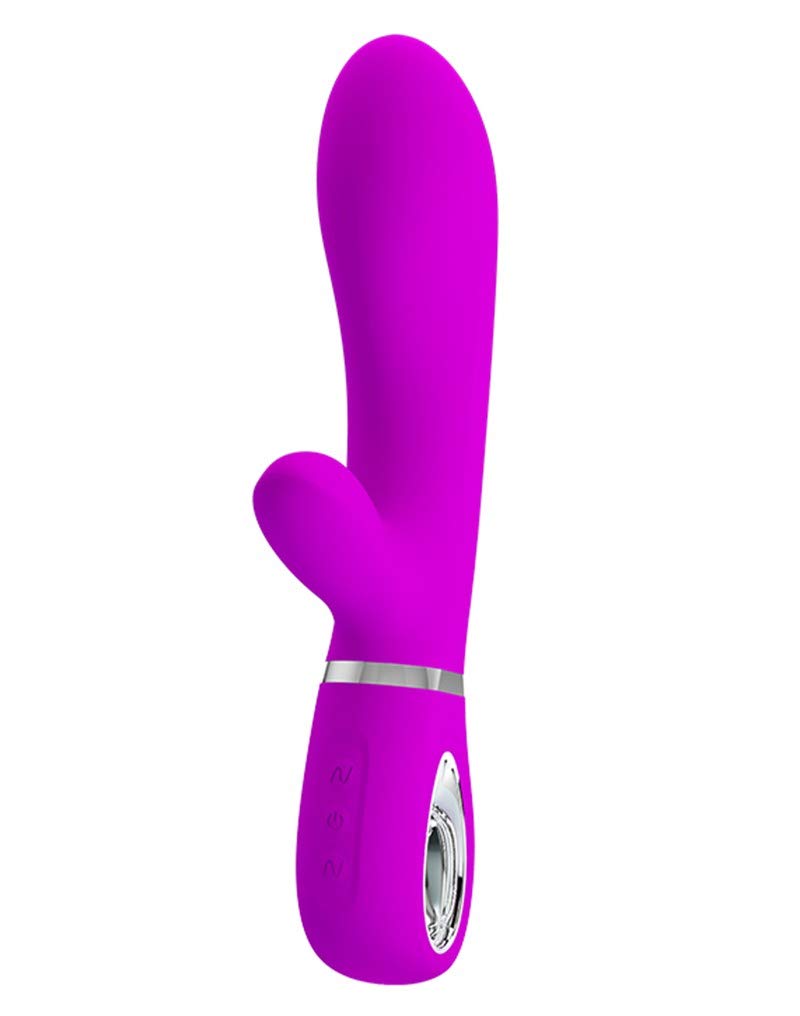 Pretty Love Thomas - Rabbit Vibrator Rose Profond Ø 4 x 20,5 cm