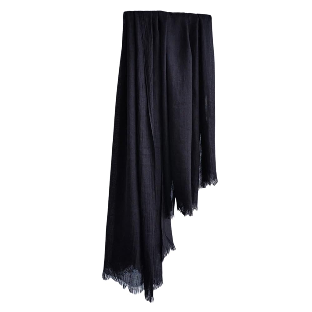 HarewomLightweight Gauze Linen Feeling Shawl Wraps for Women Beach Summer Scarf for Evening Wedding Dresses