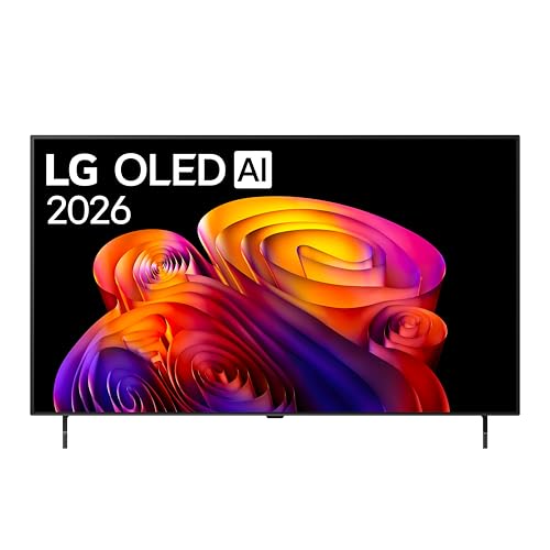 LG OLED AI 48 pollici Serie B6E OLED48B6ELC, Smart TV 4K, Nero perfetto, Dolby Vision & Atmos, Processore α8 Gen3, AI Magic Remote, webOS con Gemini & Copilot, Gaming VRR e G-Sync 4K@120Hz, TV 2026
