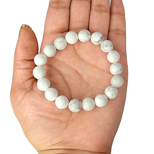 Image of Reiki Crystal Products Certified Natural Crystal Stone Round 10 mm Beads Bracelet for Men & Women | Reiki Charged Gemstone Jewellery Bracelet | Multiple Stone Variants Available