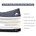 Wishcotton Women's Lightweight Memory Foam Closed - Back Slippers, Comfy Non - Slip House Shoes for Indoor & Outdoor (Navy, US Size 9)
