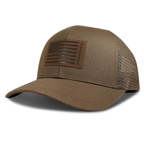 Image of Wolverine Trucker Hat | Mesh Back | Snapback | Adjustable | Rugged | Durable | Workwear