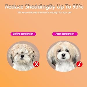   Dog-Grooming-Brush-for-Shedding-2-in-1-Dog-Deshedding-Brush-Shedding-Comb-and-Dematting-Tool-with-Double-Coat-Pet-Hair-Grooming-Brus-for-Long-and-Short-Haired-Dogs-or-Cats-blue