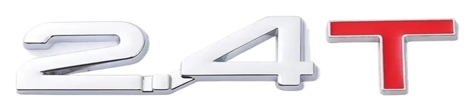 3D Metal 1.5 T 1.6 T 1.8 T 2.0 T 2.2 T 2.4 T 2.5 T 2.8 T 3.0 T Car Sticker Emblem Badge (1.5T)(2.4T)