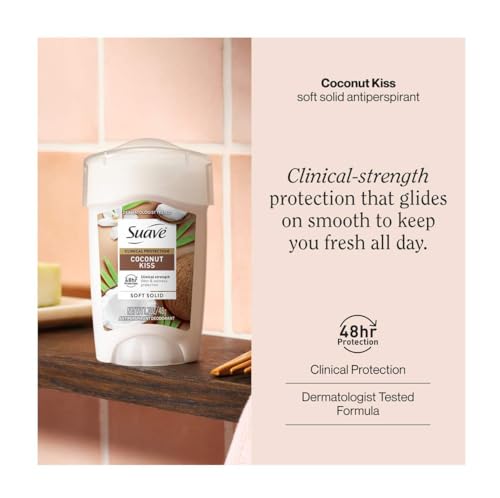 Suave Clinical Antitranspirante Coconut Kiss 2 Unidades 1.7 oz miniatura 4