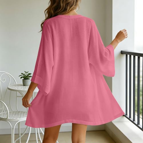 Ensemble 3 pièces avec short blanc coupe ample tenue d'été légère