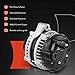 A-Premium Alternator Compatible with Honda Odyssey 2002 2003 2004, Pilot 2003-2004 & Acura MDX 2001-2002, V6 3.5L, 12V 130A CW 6-Groove Pulley, Replace# 104210-3090, 31100PGKA01