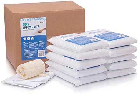Pure Epsom Salts | Magnesium Sulphate Bath Salt | 10 Kg Pack by The Intelligent Health | Ideal for Relieving Sore Muscles | Reduces Inflammation
