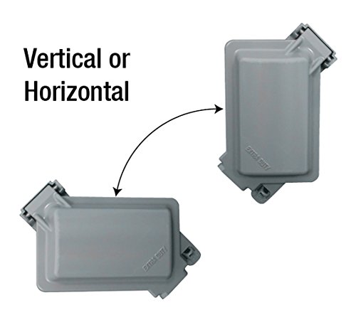 Sigma Electric 14438 1-Gang 3-1/8-Inch Deep Vertical Metal While In Use Cover #TOP23