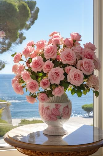 Vase of Tranquil Blooms poster A2 pour raviver un mur vide sans cadre imposé