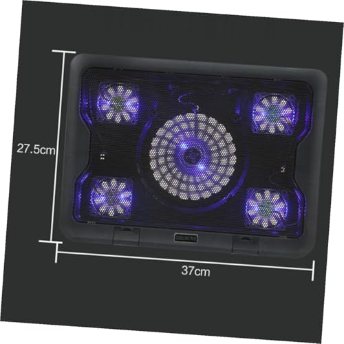 Base para laptop BESPORTBLE con 5 ventiladores y soporte ajustable miniatura 7