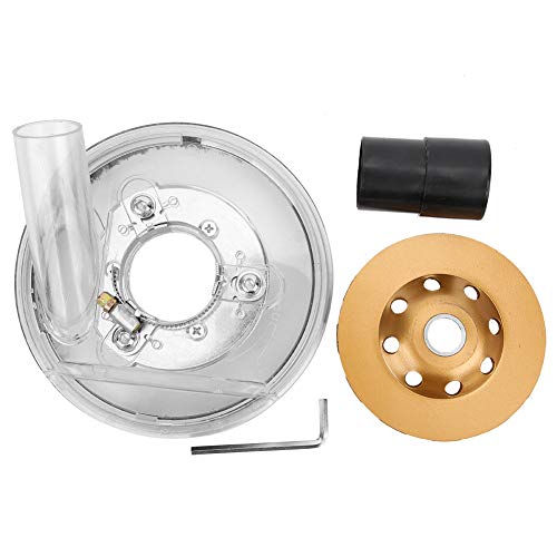 アングルグラインダー用研磨保護カバー ディスクグラインダ用 防塵 集じんカバー 集塵カバー ダストシュラウド 粉塵カバー 乾式粉砕カバー ダストカバー 平面研磨角磨机用 取り外し可能 ほこり収集 100mm砥石