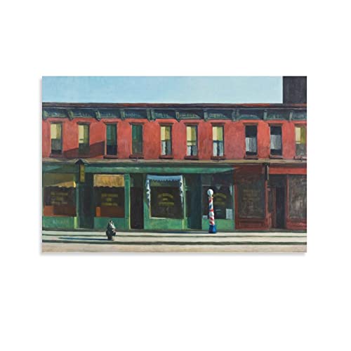 Edward HopperGh[hEzbp[Ƃ̍iu̓j̒v|X^[ oX[ xbh[ rO LoX EH[A[g vg ʉ ǂ̊G08x12inch(20x30cm)