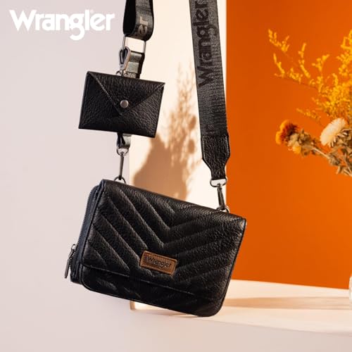 Wrangler Crossbody Wallet Purses for Women Rfid Blocking Wallet Purses with Crossbody Strap3