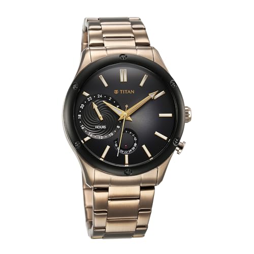 Titan Regalia Stellar Quartz Multifunction Brown Dial Stainless Steel Strap Watch for Men-NS10009KM03 (B0CLRDZ6WC) Amazon Price History, Amazon Price Tracker