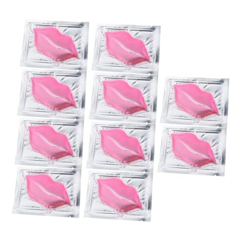 CIYODO 15Pcs Collagen Nourishing Hydrating Lip Pad Mask for Women Anti-aging Moisturizing Treatment for Dry Cracked Lips Gentle Exfoliating Care to Restore Color and Smoothness