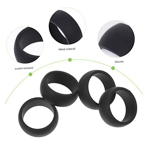 Anillos de silicona deportivos para gimnasio 4 pcs miniatura 2