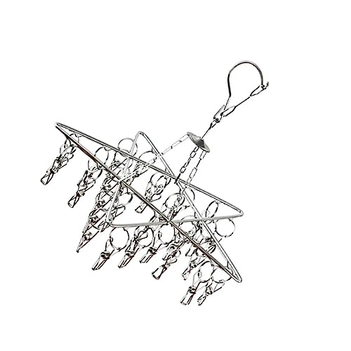 IMIKEYA Perchero De Calcetines Forma Estrella Tendedero Multiusos para Ropa Interior Secado De Prendas Casa Pinzas De Tendedero