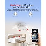 Heiman Smart Carbon Monoxide Detectors, 3-Pack Interconnected, with Gateway - Image 4