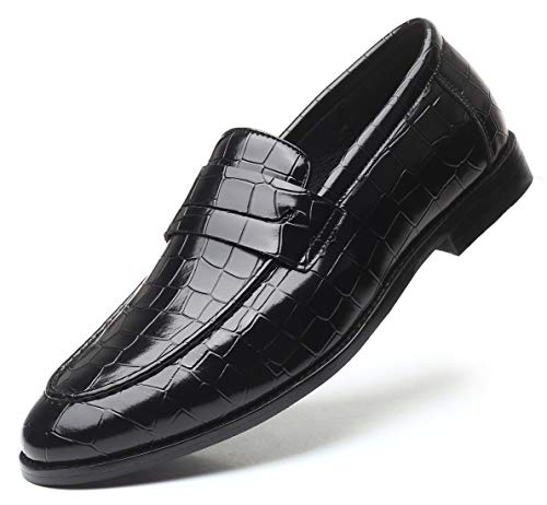 Santimon Men's Penny Loafer Driving Shoes Fashion Slippers Casual Slip on Walking Loafers Shoes