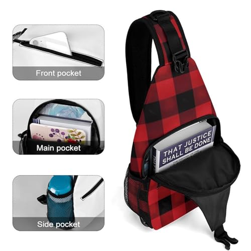 Bolso bandolera deportivo para senderismo 38x20cm miniatura 4