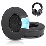 GVOEARS Replacement Ear Pads for Sony MDR 7506, Cooling Gel Earpad Cushions with Noise Isolation Memory Foam Premium Leather for Sony MDR V6 / MDR V7 / MDR-CD900ST Headphones (Black)
