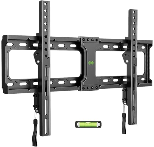USX MOUNT Fixed TV Wall Mount for 37-82 Inch TVs up to 132 Lbs, Low Profile TV Wall Bracket Fit Wood Studs 16", 18", 24", TV Mount with Max VESA 600x400mm, Quick Locked and Release, XFL009 by USX MOUNT - Used condition - CA$21.07