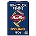 Barilla Tri-Color Penne Pasta, 12 oz. Box - Non-GMO Pasta Made with Durum Wheat Semolina - Kosher Certified Pasta