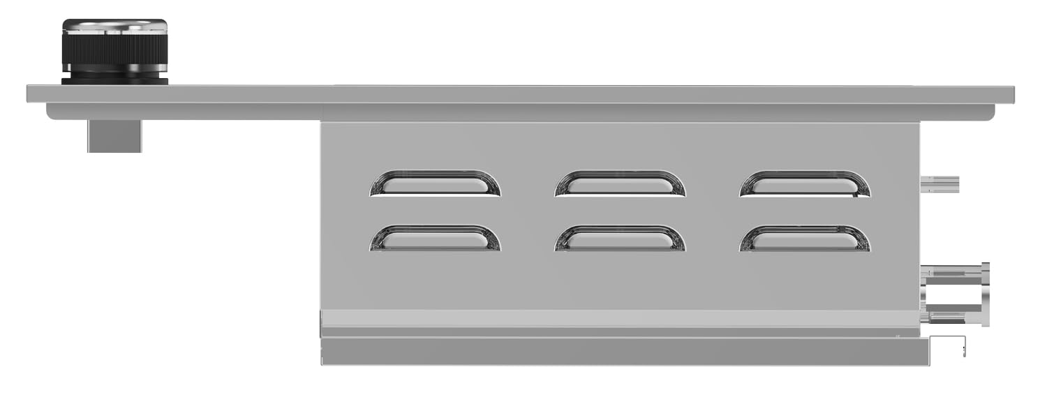Grillfürst Einbau Infrarotbrenner Drop-In für Outdoor Küche - Hochleistungs Infrarot Grillbrenner aus Edelstahl, Sizzle Zone zum scharfen Anbraten - BBQ Einbau Zubehör