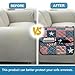 Wetoricau American Flag Patchwork Print Sofa Arm Covers with Storage Pouch, Leak-Proof Recliner Arm Cover Portable Armrest Cover for Chairs Couch Sofa, Recliner Chair Protector for Living Room