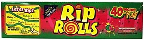 RIP ROLLS WATERMELON 1.4-oz Each ( 24 in a Pack )