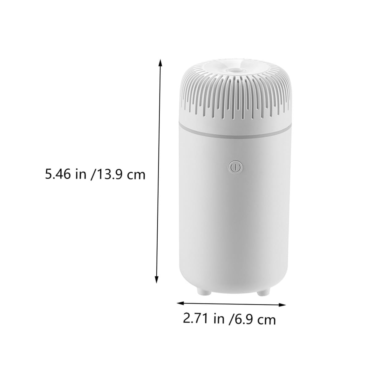 Baluue Difusor de Aroma Práctico y Mini Humidificador Ultrasónico para Coche y Hogar Portátil y Silencioso Difusor de Fragancia Esencial para Habitaciones y Oficinas