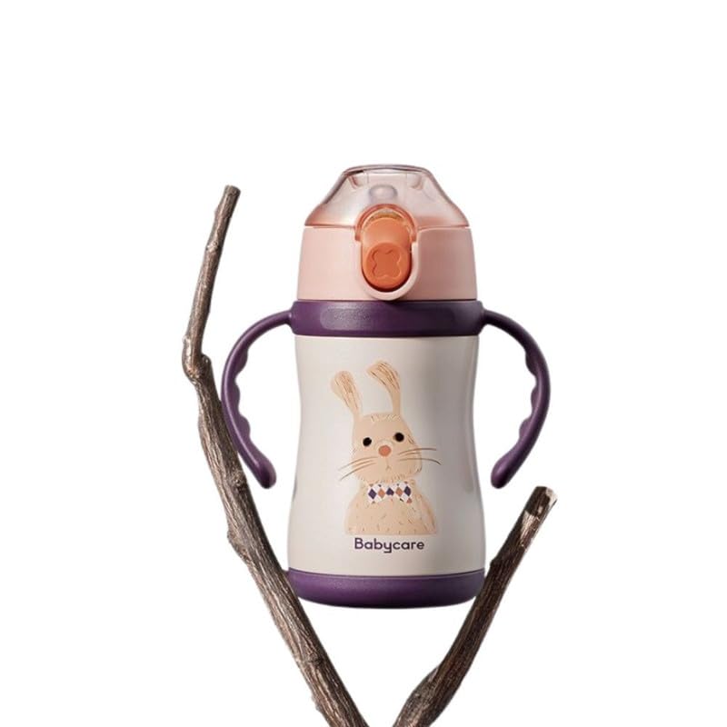 BabycareVacuum Water Bottle For Kids: Durable, Safe, And Convenient Hydration Solution 12.5X7.5X17.4CM Blair Bunny