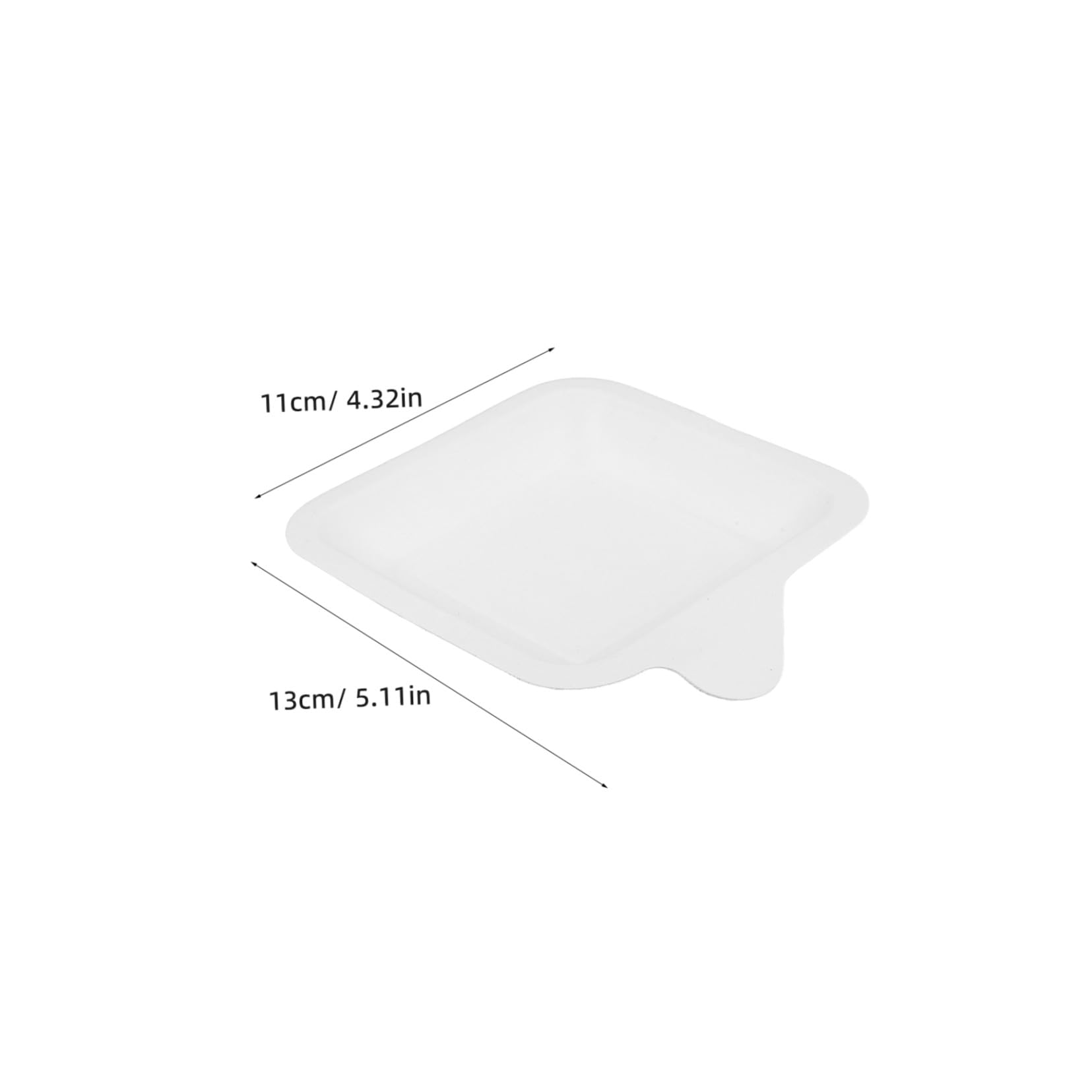 NOLITOY 100piezas Platos De Papel Cuadrados Pequeños Para Pasteles y Postres Unidades Platos De Cumpleaños Desechables Para Fiestas
