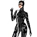 ZLZNX Femme Catsuit Catwoman Costume Sexy Faux Cuir PVC Latex Combinaison Bodysuit Robe Bodys Wetlook Clubwear,Noir,S, Black Noir, (1221SUNY)