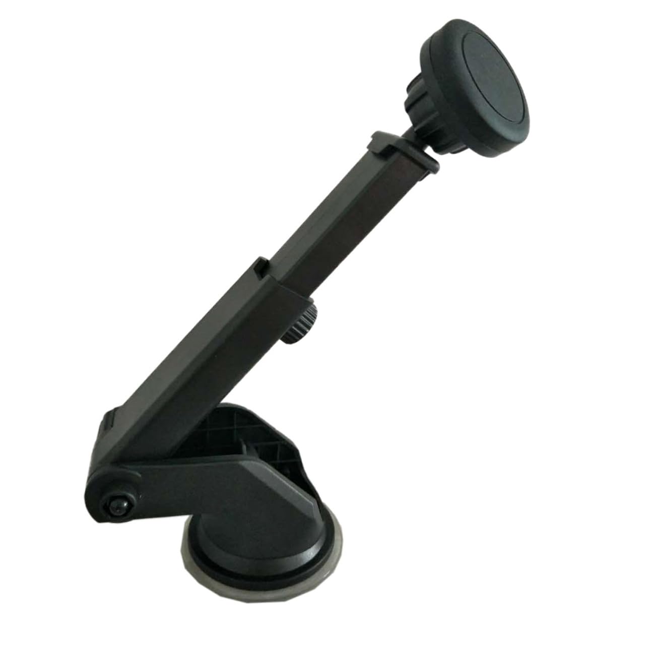 Mikikit 2pezzi Supporto Per Smartphone Da Auto Con Ventosa Magnetica Estensibile e Rotazione Compatibile Con Dashboard e Parabrezza Nero