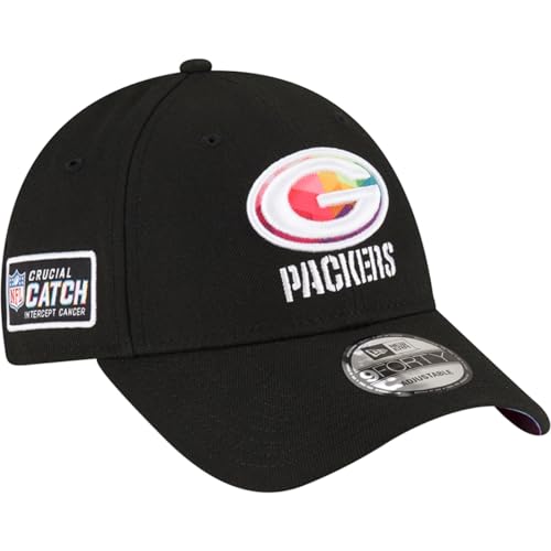 New Era Green Bay Packers Crucial Catch 9FORTY Snapback Cap