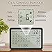 8 Inch Digital Calendar Signage Display, Multifunctional Smart Calendar Wall & Desk Mountable, Schedule Planner Desk Digital Organizer with Tasks & Reminders, Black