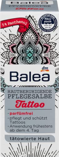 Balea Tattoo Care Skin Soothing Ointment for Tattooed Skin 50 ml, 50 ml (Pack of 1) - Image 2